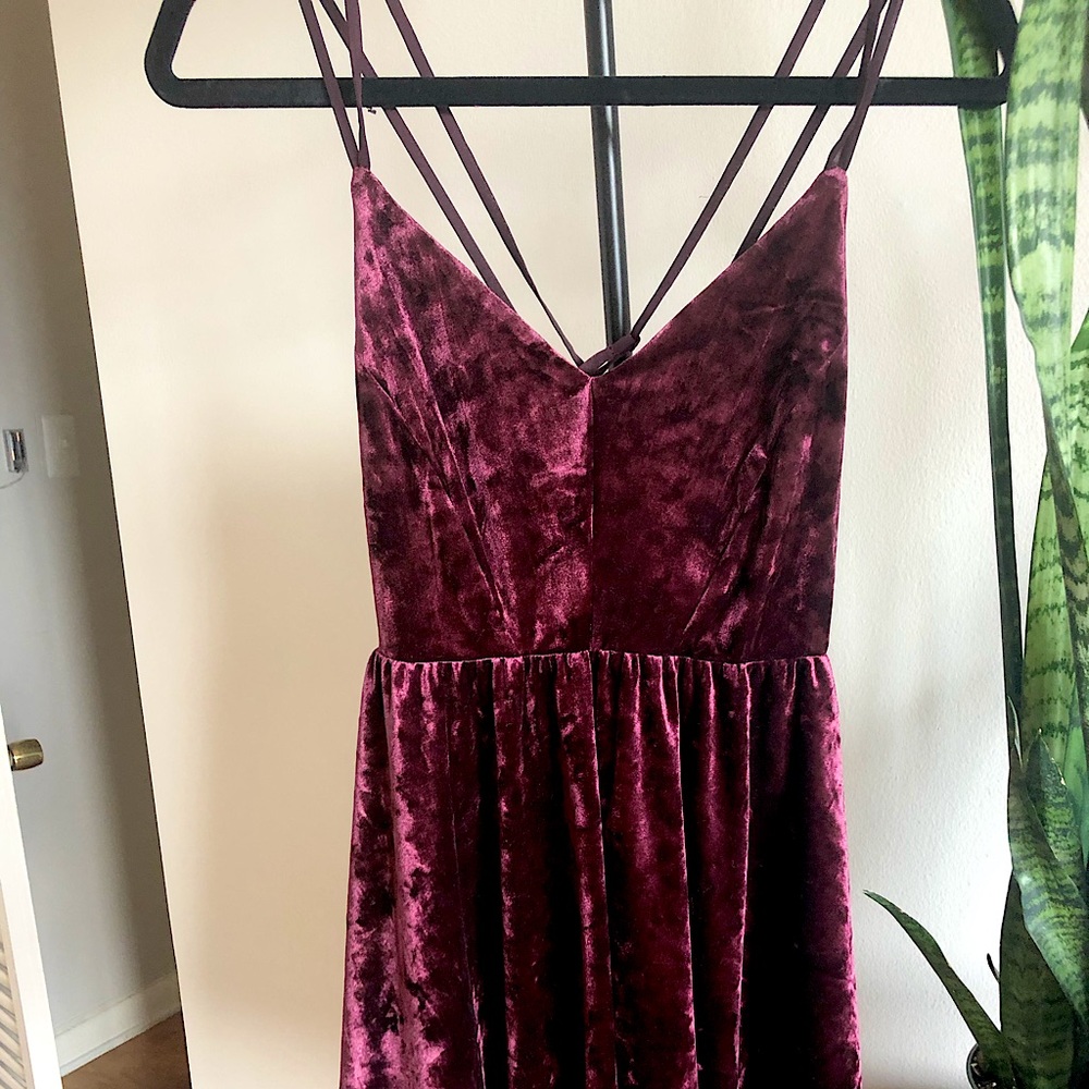 Velvet dress from Forever 21, size small